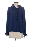 Jcrew Long Sleeve Blouse In Blue