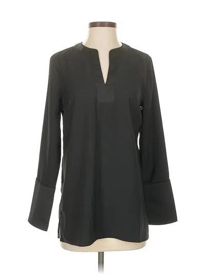 Pre-owned Jcrew Long Sleeve Blouse In Gray