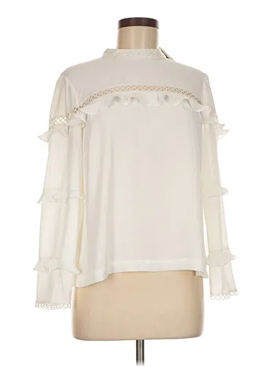Jcrew Long Sleeve Blouse In Ivory