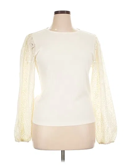 Jcrew Long Sleeve Blouse In Ivory