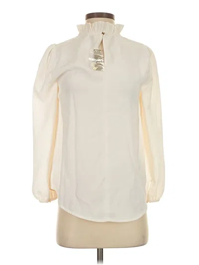 Jcrew Long Sleeve Blouse In Ivory
