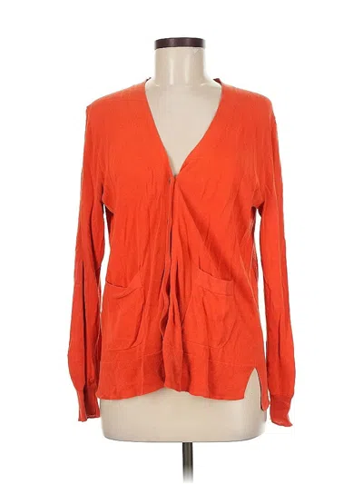 Pre-owned Jcrew Long Sleeve Blouse In Orange
