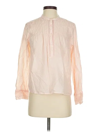 Pre-owned Jcrew Long Sleeve Blouse In Orange
