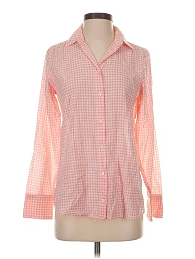 Pre-owned Jcrew Long Sleeve Blouse In Orange
