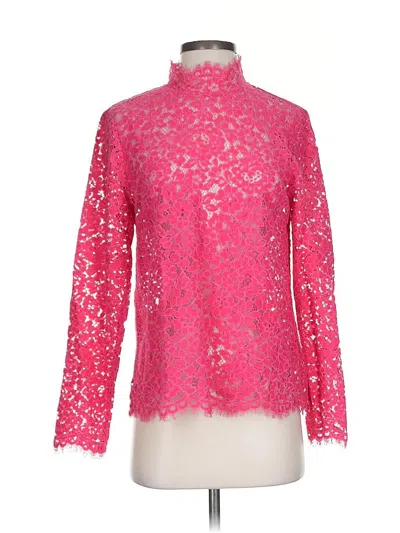 Pre-owned Jcrew Long Sleeve Blouse In Pink