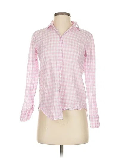 Pre-owned Jcrew Long Sleeve Blouse In Pink