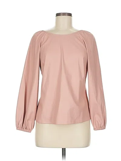 Pre-owned Jcrew Long Sleeve Blouse In Pink