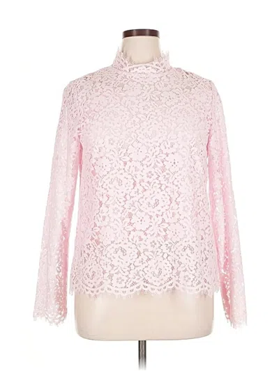 Pre-owned Jcrew Long Sleeve Blouse In Pink