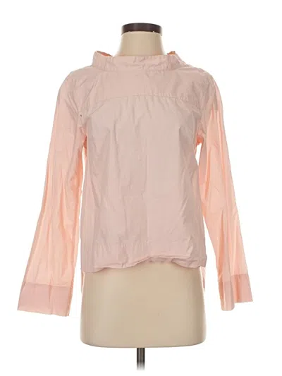 Pre-owned Jcrew Long Sleeve Blouse In Pink