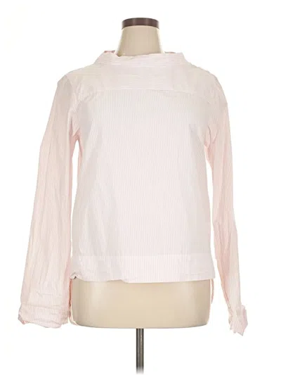 Pre-owned Jcrew Long Sleeve Blouse In Pink