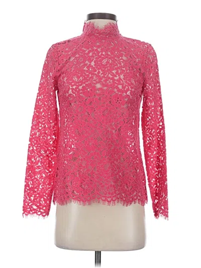 Pre-owned Jcrew Long Sleeve Blouse In Pink