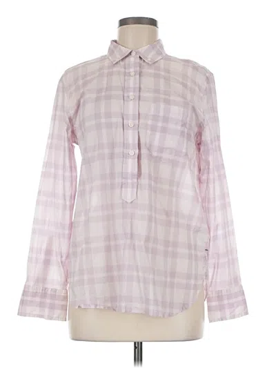 Pre-owned Jcrew Long Sleeve Blouse In Pink