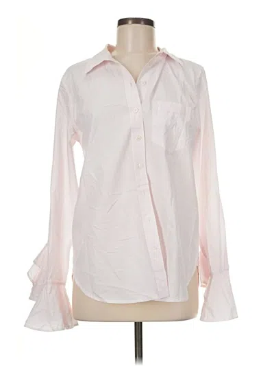 Pre-owned Jcrew Long Sleeve Blouse In Pink