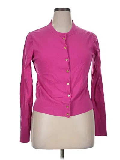 Pre-owned Jcrew Long Sleeve Blouse In Pink