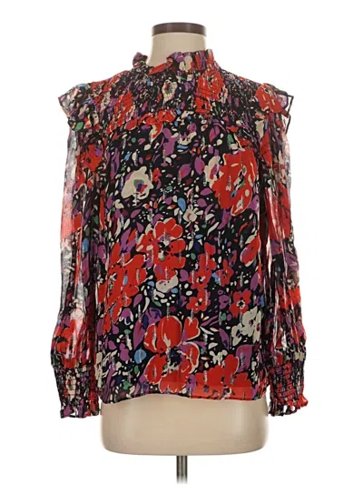 Jcrew Long Sleeve Blouse In Red