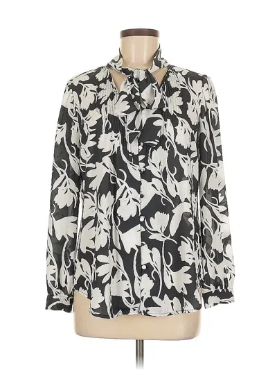 Pre-owned Jcrew Long Sleeve Blouse In White