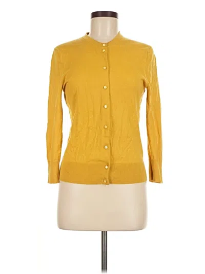 Pre-owned Jcrew Long Sleeve Blouse In Yellow