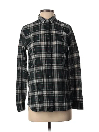Pre-owned Jcrew Long Sleeve Button Down Shirt In Black