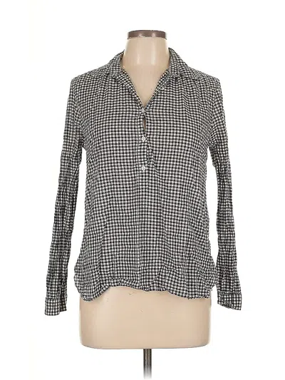 Pre-owned Jcrew Long Sleeve Button Down Shirt In Black
