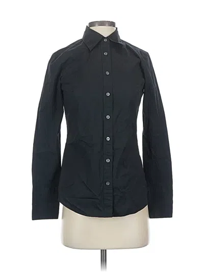 Pre-owned Jcrew Long Sleeve Button Down Shirt In Black