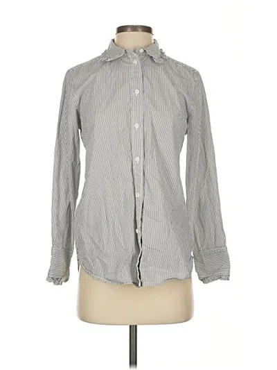 Pre-owned Jcrew Long Sleeve Button Down Shirt In Black