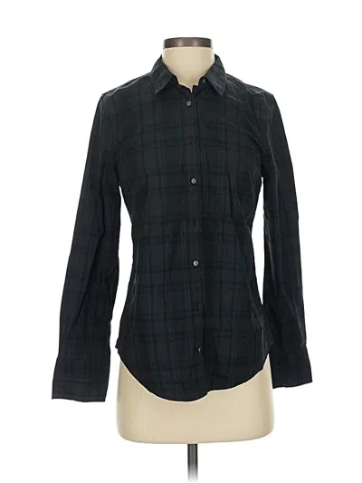 Pre-owned Jcrew Long Sleeve Button Down Shirt In Black
