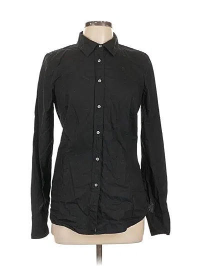 Pre-owned Jcrew Long Sleeve Button Down Shirt In Black