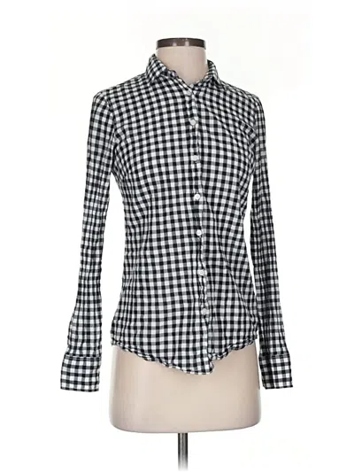 Pre-owned Jcrew Long Sleeve Button Down Shirt In Black