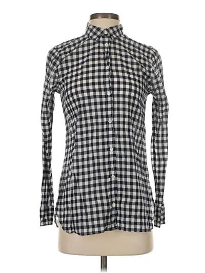 Pre-owned Jcrew Long Sleeve Button Down Shirt In Black