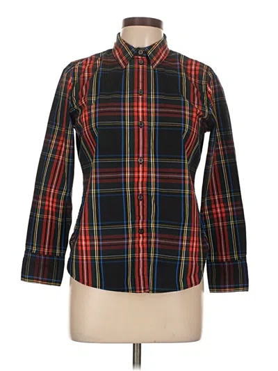 Pre-owned Jcrew Long Sleeve Button Down Shirt In Black