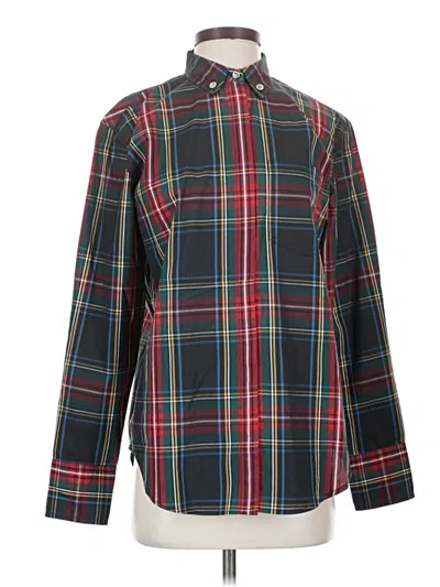 Pre-owned Jcrew Long Sleeve Button Down Shirt In Black