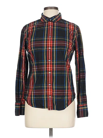 Pre-owned Jcrew Long Sleeve Button Down Shirt In Black