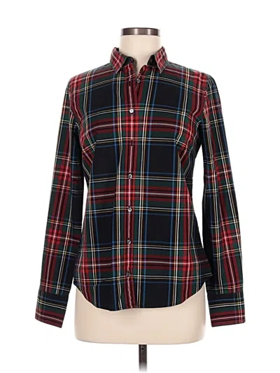 Pre-owned Jcrew Long Sleeve Button Down Shirt In Black