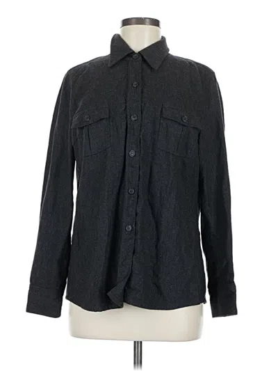 Pre-owned Jcrew Long Sleeve Button Down Shirt In Black