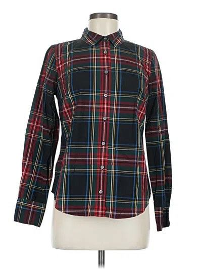 Pre-owned Jcrew Long Sleeve Button Down Shirt In Black