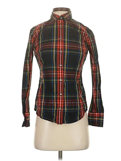 Pre-owned Jcrew Long Sleeve Button Down Shirt In Black