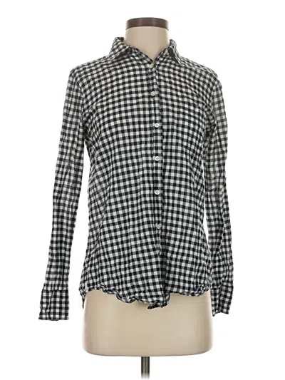 Pre-owned Jcrew Long Sleeve Button Down Shirt In Black