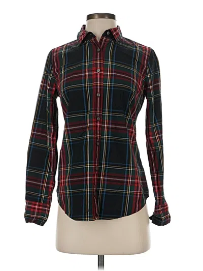 Pre-owned Jcrew Long Sleeve Button Down Shirt In Black