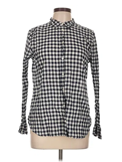 Pre-owned Jcrew Long Sleeve Button Down Shirt In Black