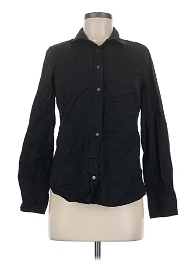 Pre-owned Jcrew Long Sleeve Button Down Shirt In Black