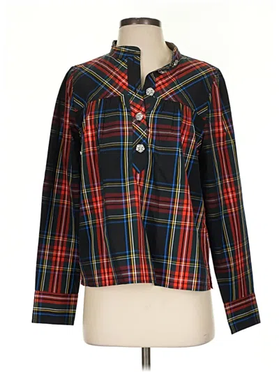Pre-owned Jcrew Long Sleeve Button Down Shirt In Black