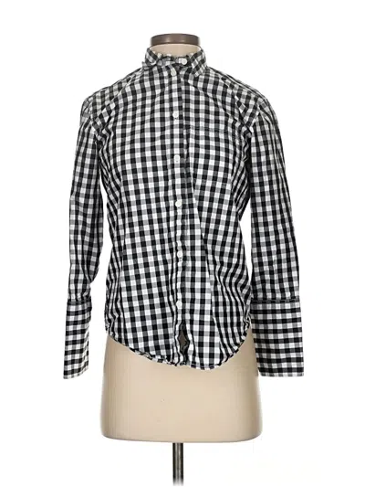 Pre-owned Jcrew Long Sleeve Button Down Shirt In Black