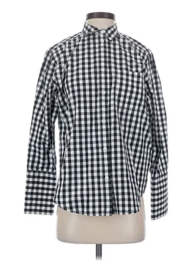 Pre-owned Jcrew Long Sleeve Button Down Shirt In Black