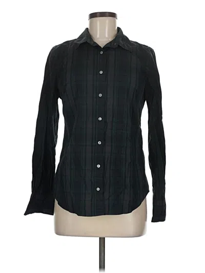 Pre-owned Jcrew Long Sleeve Button Down Shirt In Black