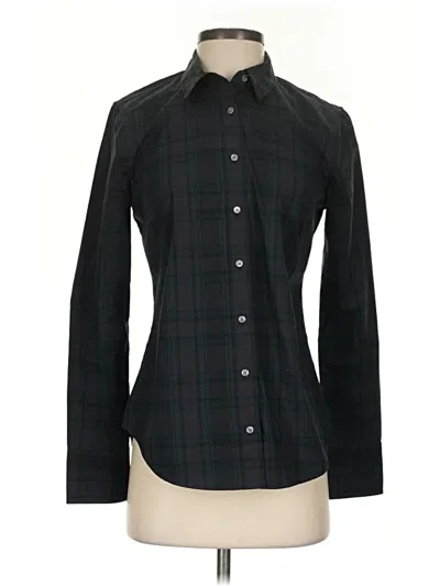 Pre-owned Jcrew Long Sleeve Button Down Shirt In Black