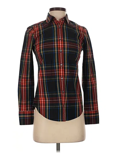 Pre-owned Jcrew Long Sleeve Button Down Shirt In Black