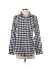 Pre-owned Jcrew Long Sleeve Button Down Shirt In Gray