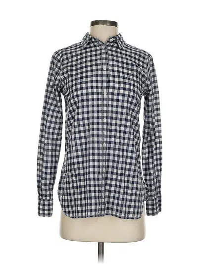 Pre-owned Jcrew Long Sleeve Button Down Shirt In Blue