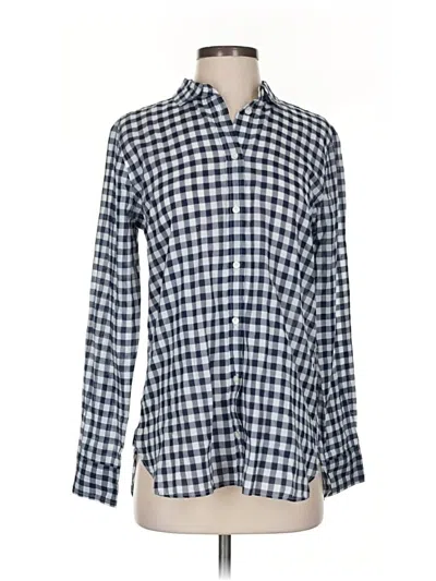 Pre-owned Jcrew Long Sleeve Button Down Shirt In Blue