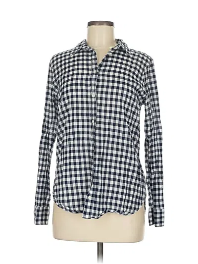 Pre-owned Jcrew Long Sleeve Button Down Shirt In Blue